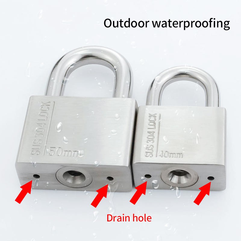 304 Stainless Steel Padlock high quality